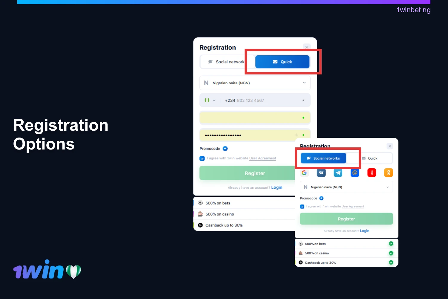 If you prefer not to enter your details manually, you have the option to import your information directly from the social media account like Google. Here’s how you can do it:
