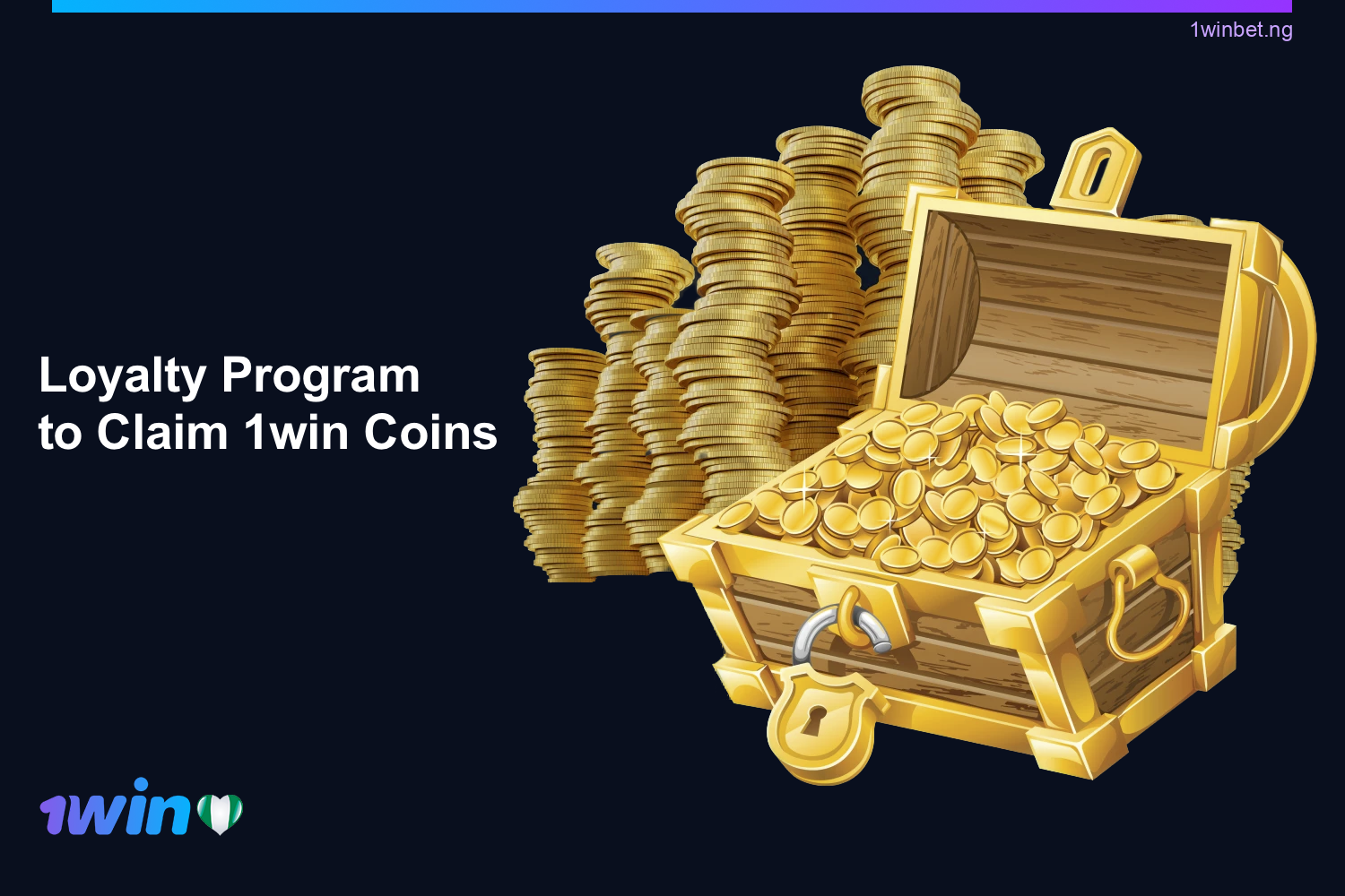 Through the 1win loyalty program, players in Nigeria can earn coins while wagering real money and playing slots.