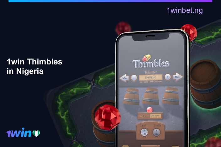 Thimbles is one of the favored instant play options available at 1win Casino Nigeria.
