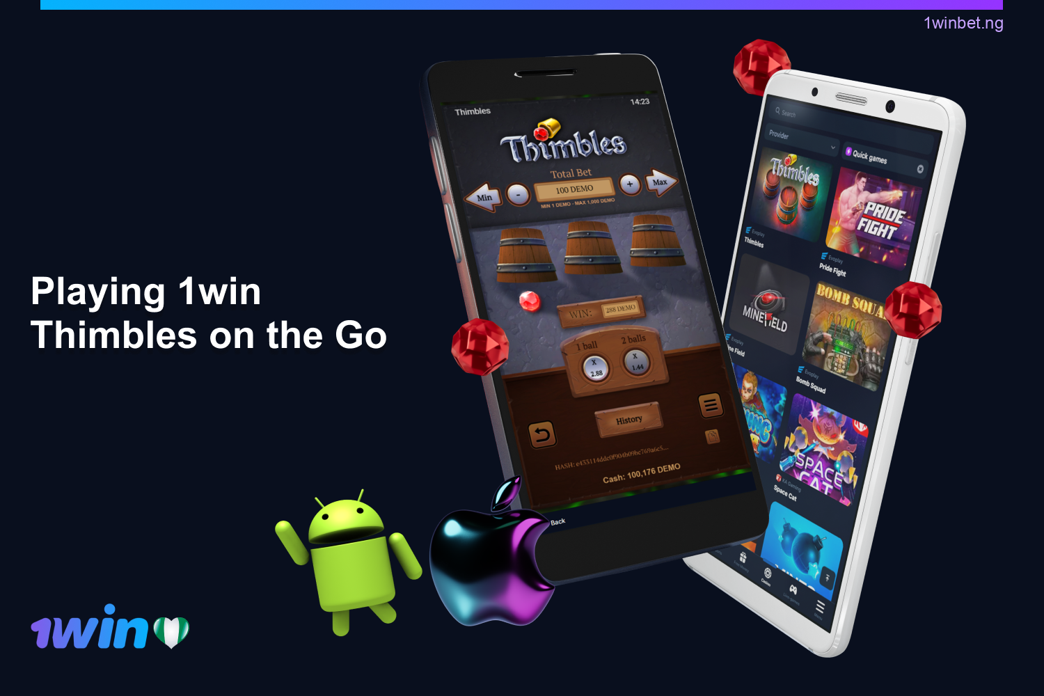 The app provided by 1win for Nigerian users comes at no cost.